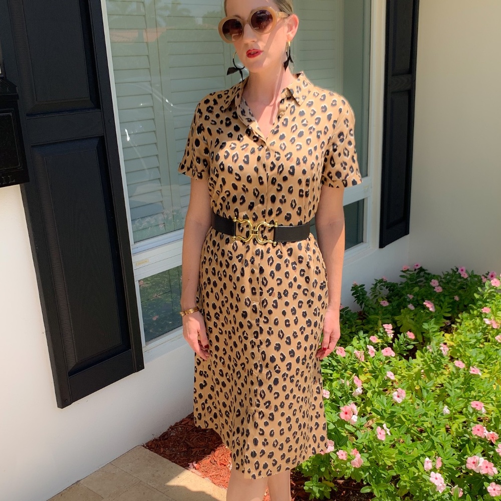Leopard Midi Dress